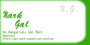 mark gal business card